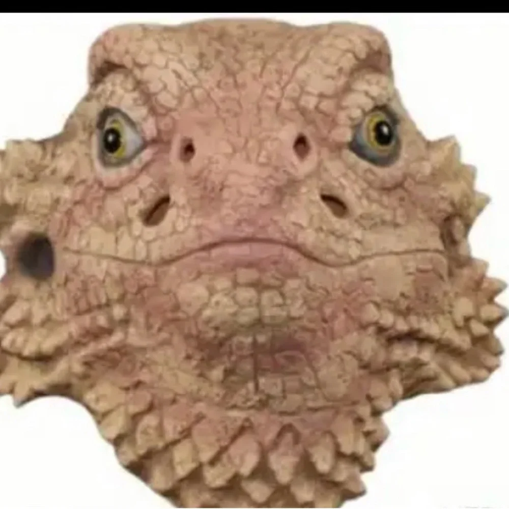 DELUXE MASK “LIZARD”’ HALLOWEEN MASK OVERSIZED NEW ONE SIZE
